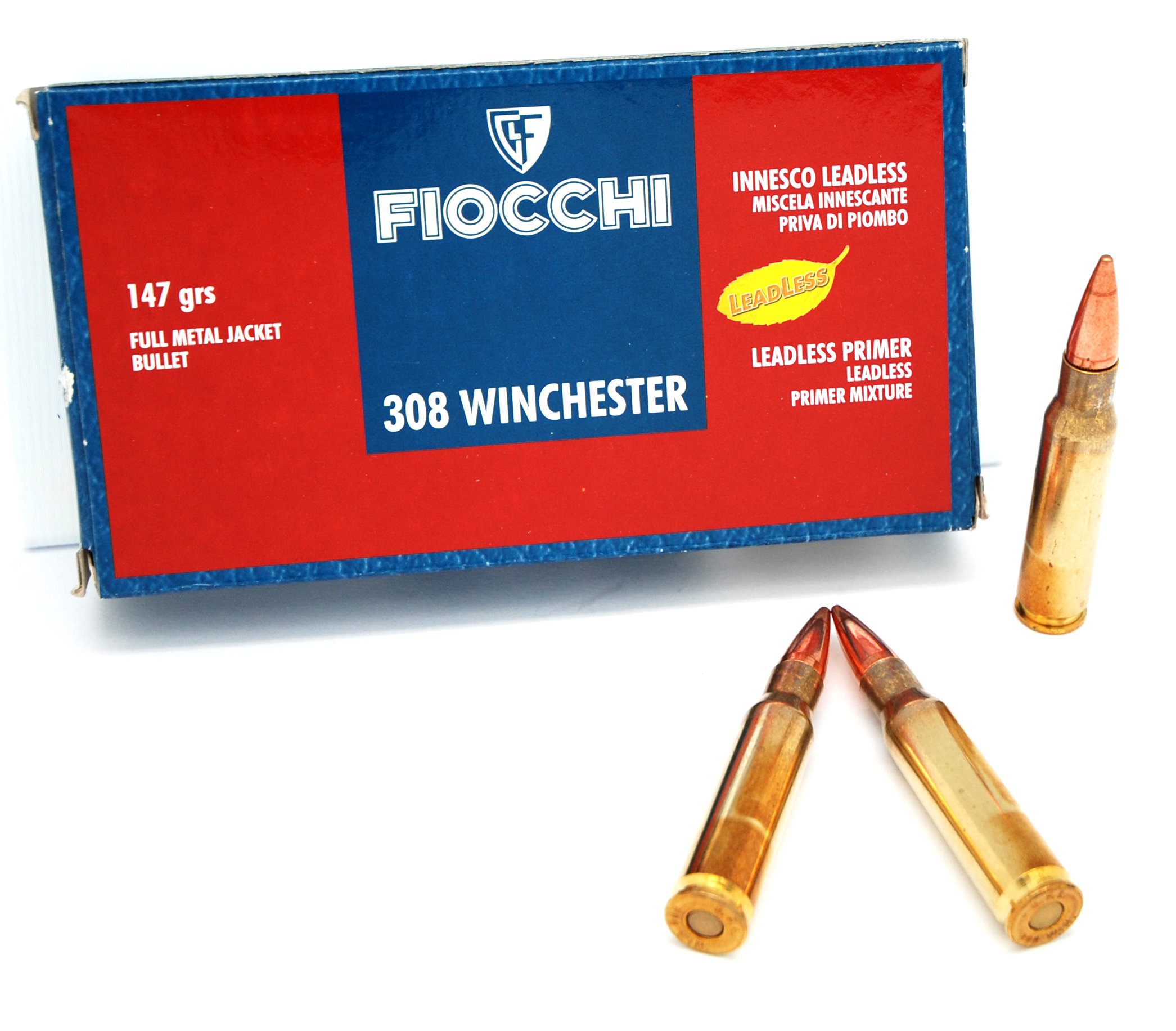 308 Win. FIOCCHI FMJ 147grs 