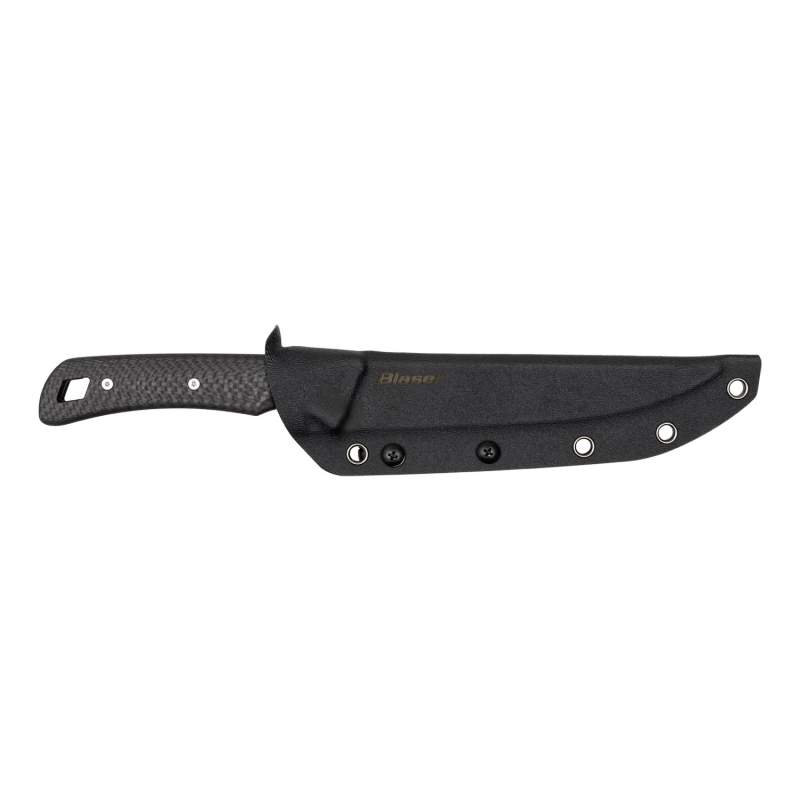 Couteau cuisine et outdoor Blaser Ultimate Carbon 150, 15cm Etui rigide Kydex avec clip ceinture, 126g