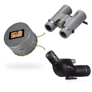Caméra oculaire WLAN Bresser, adpatable avec display pour téléscopes longue-vues ø 65mm, USB-C