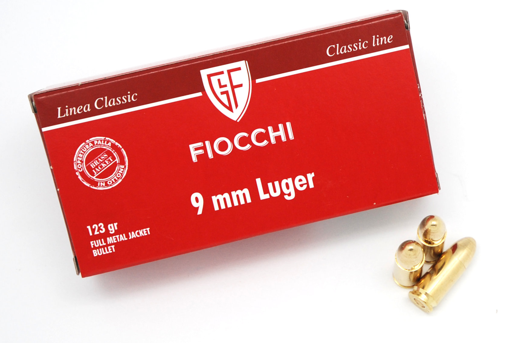 9 Para FIOCCHI FMJ 124 grs