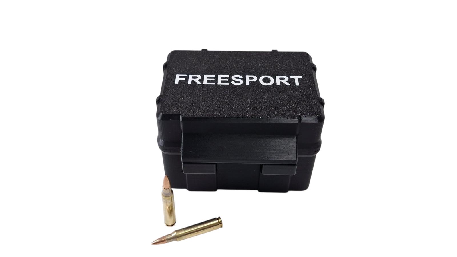 Box pour 70 cartouches .223/GP90 Freesport, noir