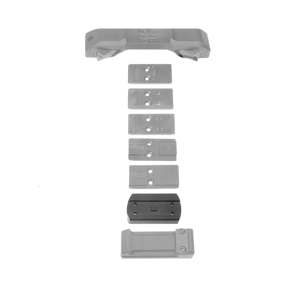 Plaque de montage Walther AIMPOINT MICRO H2 pour RS3 FIXLOCK