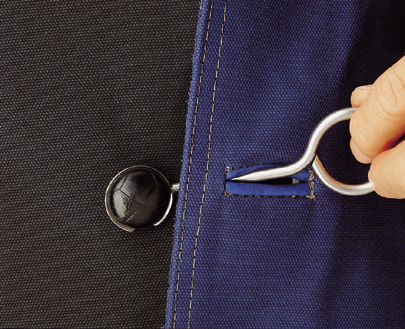 Aide bouton pour veste de tir AHG 