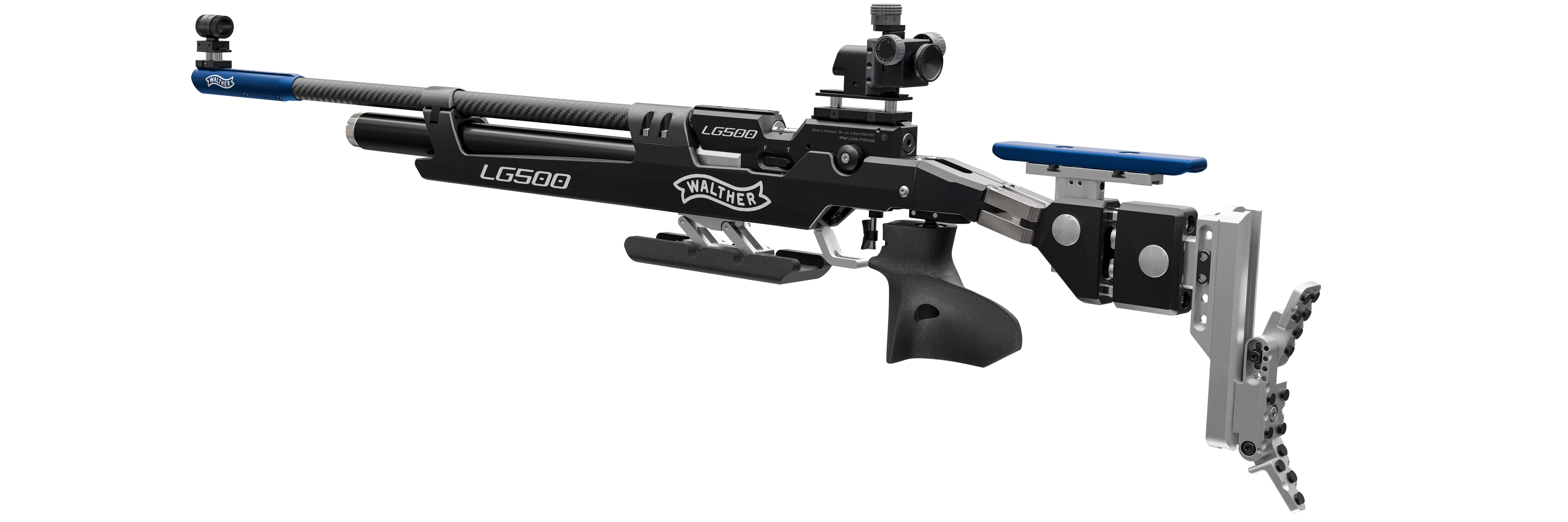 Carabine air comprime WALTHER LG500-M Expert cal. 4.5mm