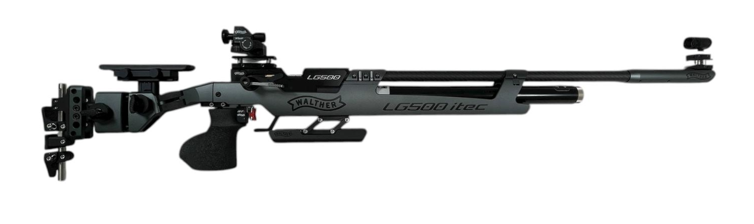 Carabine air comprime WALTHER LG500-E itec MM gris cal. 4.5mm pour droitier