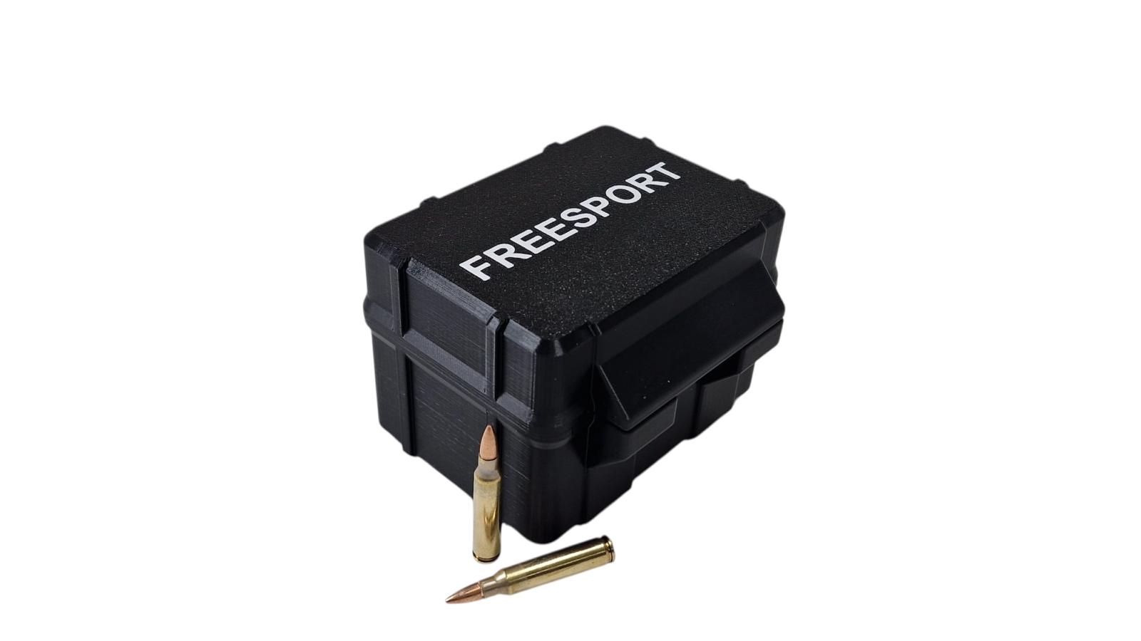 Box pour 70 cartouches .223/GP90 Freesport, noir