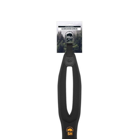 Bretelle SAUENHAMMER noir logo orange