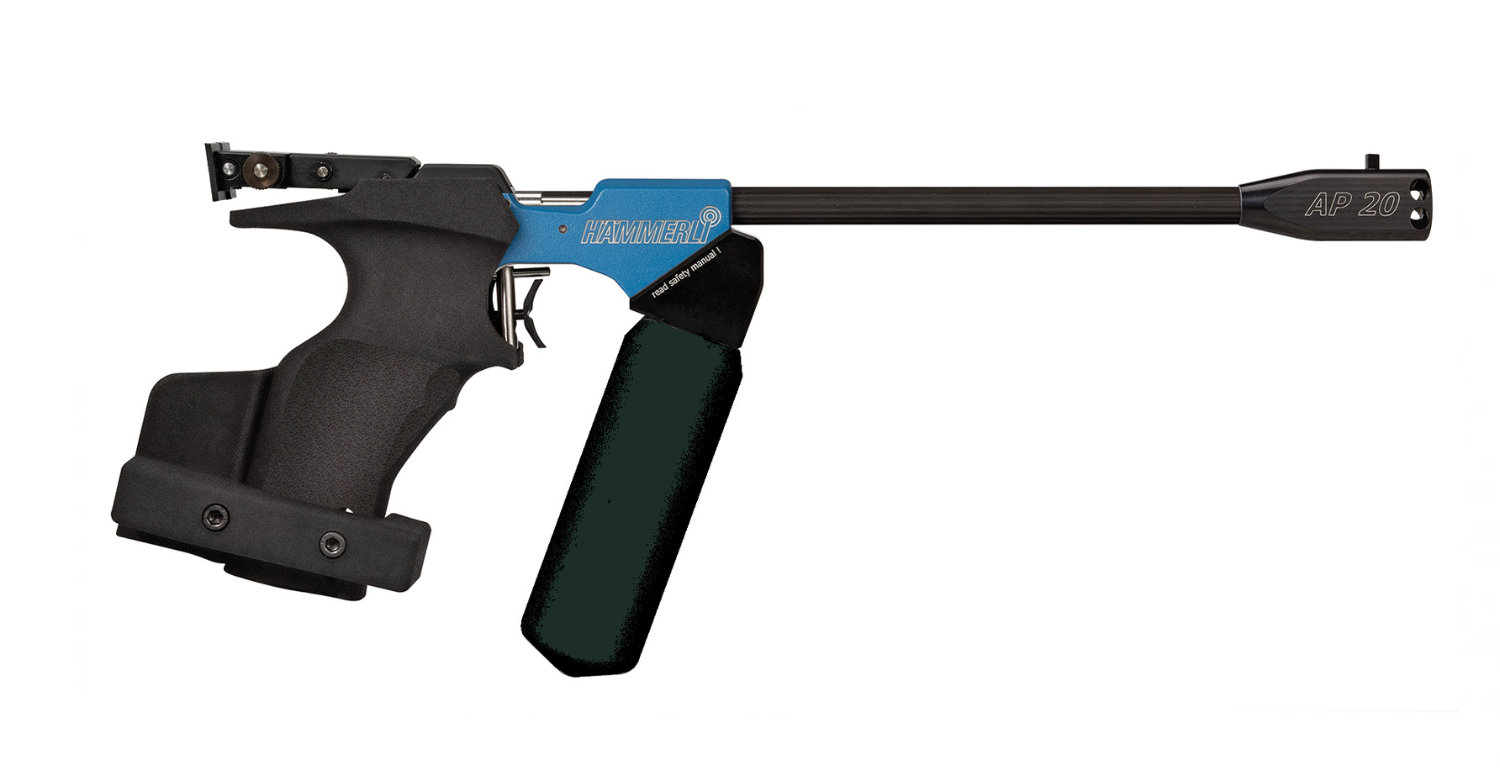 Pistolet air comprime Hämmerli AP20 cal. 4,5 droite + gauche
