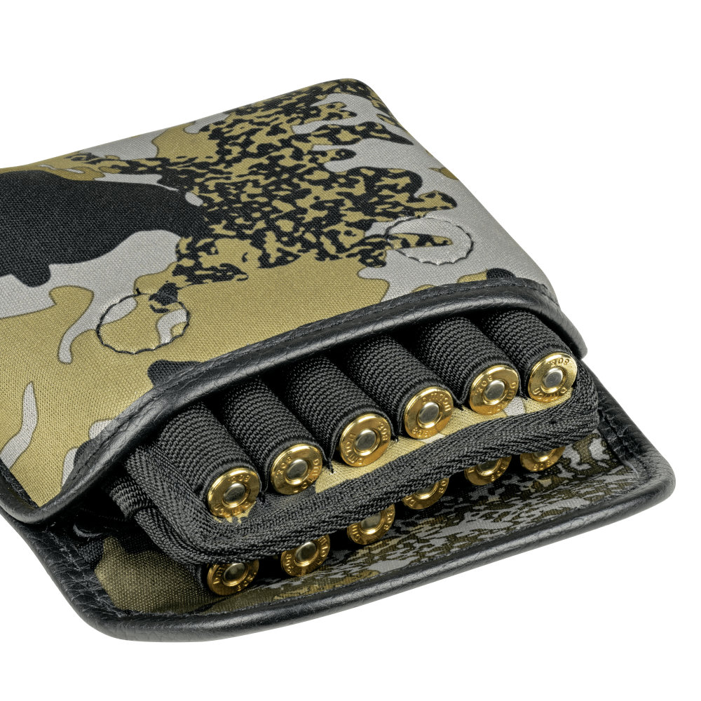 Etui à cartouches Blaser HunTec Camo, cuir-neoprène 12 cartouches à balle